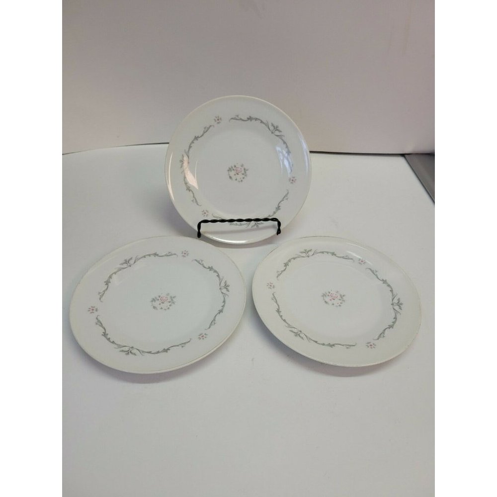 Signature Collection Petite Bouquet Bread And Butter Plate Set Of 3